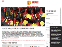 Tablet Screenshot of antincendioitalfire.org
